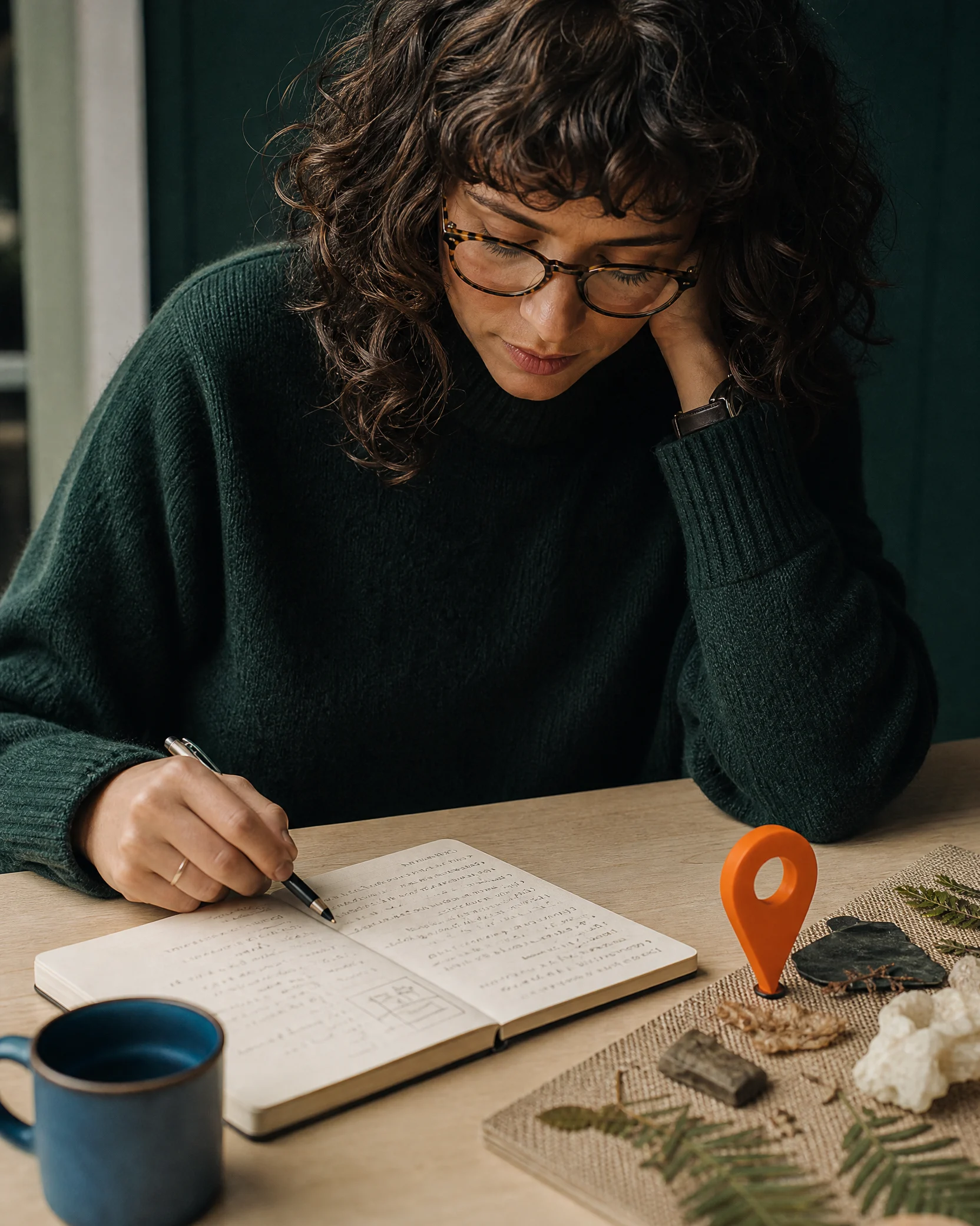 Professional reading a project inventory